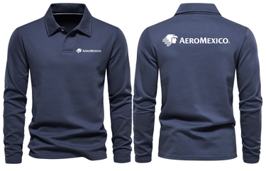 MEXICO AIRLINES LONG SLEEVE POLO